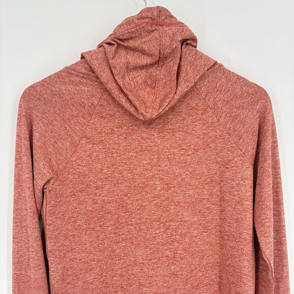 Athleta Uptempo Long Sleeve Hoodie in Cameo Peach Sz XS, UPF 50+ Workout Gym - Picture 7 of 11